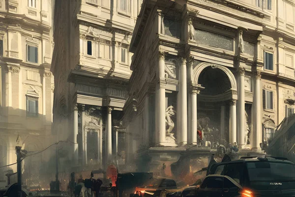 Római Panoráma Vatikánváros Olaszország Európa — Stock Fotó
