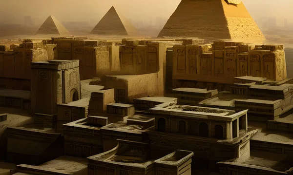Velké Pyramidy Gíze Egypt — Stock fotografie