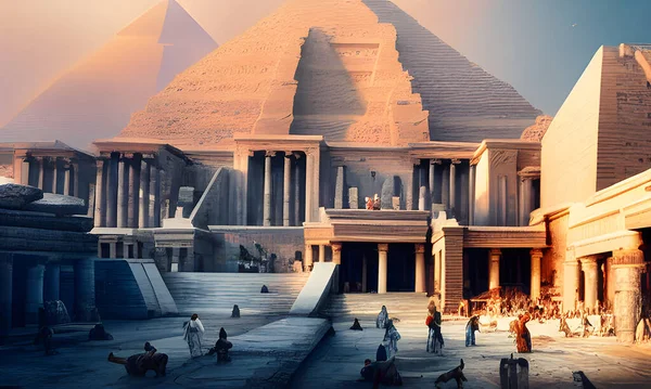 Grandi Piramidi Giza Egitto — Foto Stock