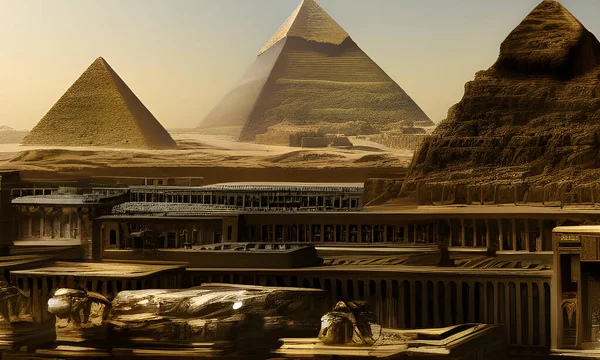 エジプトのギザの大ピラミッド — ストック写真