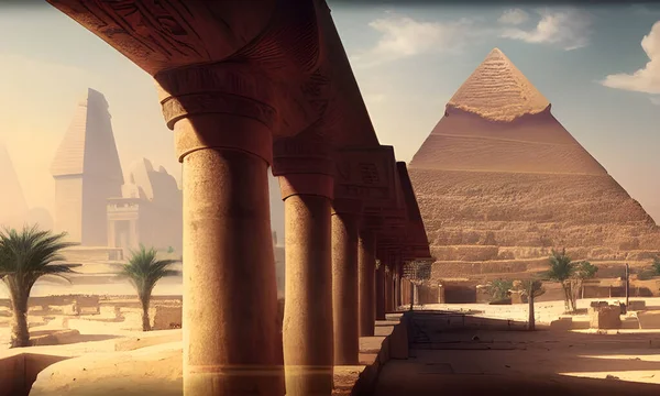Velké Pyramidy Gíze Egypt — Stock fotografie