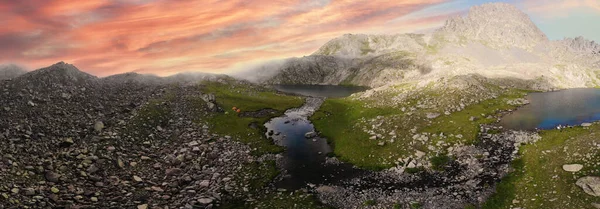 Kackar Bergen Nationaal Park Vercenik Kapl Kapili Meren Uitzicht Vanuit — Stockfoto