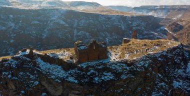 Ani harabeleri, Kizkalesi, hava manzarası.