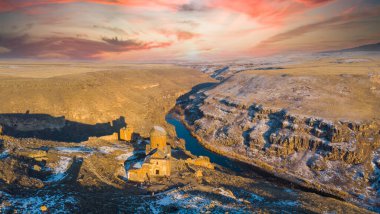 Ani harabelerinin havadan görünüşü, Kars