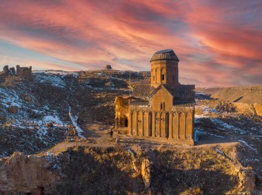 Ani harabelerinin havadan görünüşü, Kars