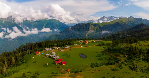 stock image Kackar Mountains National Park, Badara Plateau and Kackar Mountains panorama view