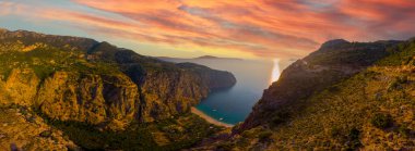 Fethiye ilçesinde Kelebek Vadisi (Kelebekler) manzarası