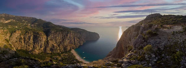 stock image Butterfly Valley ( Kelebekler Vadisi ) view in Fethiye Town of Turkey