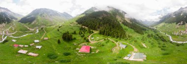 Kackar Dağları ulusal park hava görüntüsü