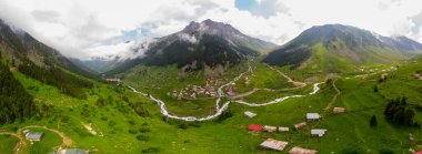 Kackar Dağları ulusal park hava görüntüsü