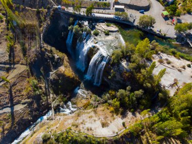 Tortum Şelalesi, hava manzaralı