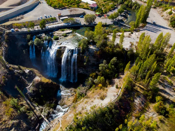 Wasserfall Von Tortum Luftaufnahme — Stockfoto