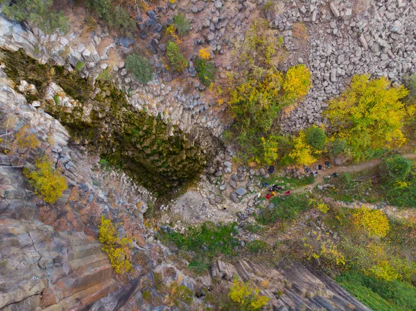 Повітряний Вид Базальтові Скелі Сінопі — стокове фото