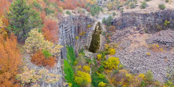 Повітряний Вид Базальтові Скелі Сінопі — стокове фото