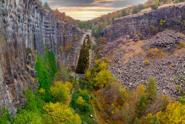 Sinop Taki Bazalt Kayalıklarının Havadan Görünüşü — Stok fotoğraf