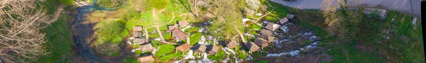 Die Hölzernen Wassermühlen Jajce Wurden Von Den Örtlichen Bauern Genutzt — Stockfoto