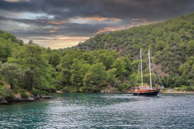Sarsala Bay in Dalaman Town of Turkey