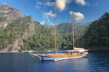 Dalyan, Mugla, Türkiye. manzara manzarası