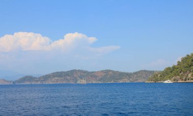 Dalyan, Mugla, Türkiye. manzara manzarası