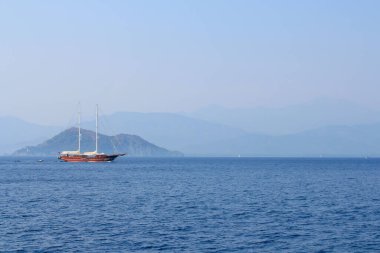 Dalyan, Mugla, Türkiye. manzara manzarası