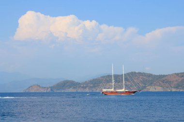 Dalyan, Mugla, Türkiye. manzara manzarası