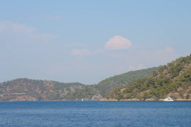 Dalyan, Mugla, Türkiye. manzara manzarası