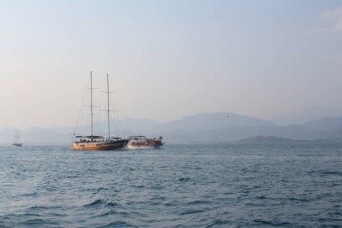 Dalyan, Mugla, Türkiye. manzara manzarası