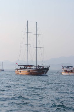 Dalyan, Mugla, Türkiye. manzara manzarası