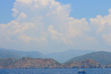 Marmaris 'te Turunc Körfezi manzarası