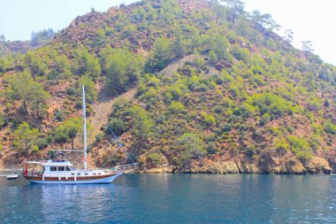 Marmaris 'te Turunc Körfezi manzarası