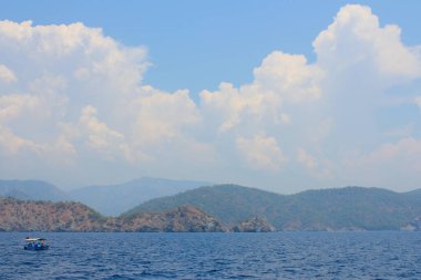 Marmaris 'te Turunc Körfezi manzarası