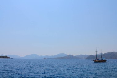 Marmaris 'te Turunc Körfezi manzarası