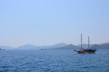 Marmaris 'te Turunc Körfezi manzarası