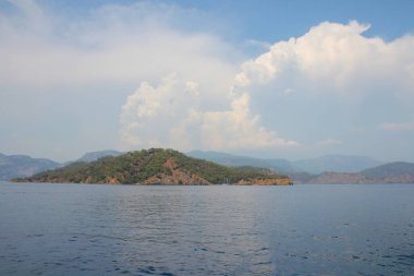 Marmaris 'te Turunc Körfezi manzarası