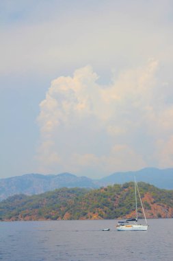 Marmaris 'te Turunc Körfezi manzarası