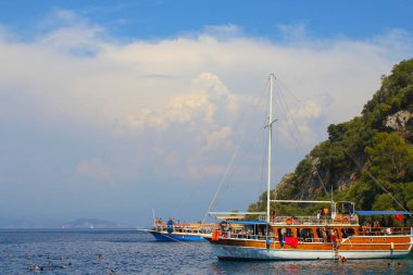 Marmaris 'te Turunc Körfezi manzarası