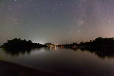 Fethiye oludeniz, astrofotoğrafçılık, Samanyolu ve meteor yağmuru .