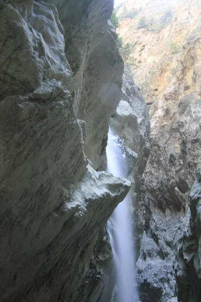 Vista Cênica Canyon Saklkent 300 Profundidade Comprimento Sendo Dos Mais — Fotografia de Stock