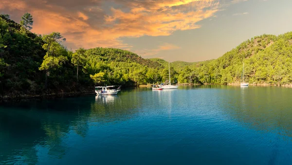 Panoramic Landscape Oludeniz Beach Fethiye Mugla Turkey Summer Holiday Concept — Stock Photo, Image