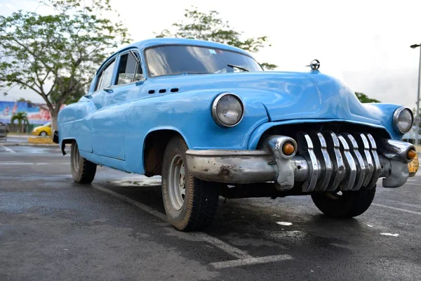 Auto Epoca Strade Cuba — Foto Stock