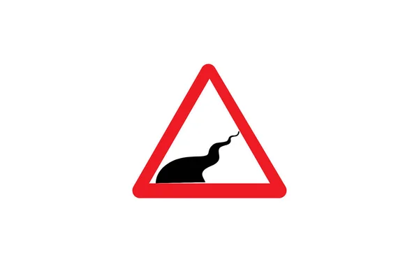さまざまな警告に描かれた交通標識 — ストック写真