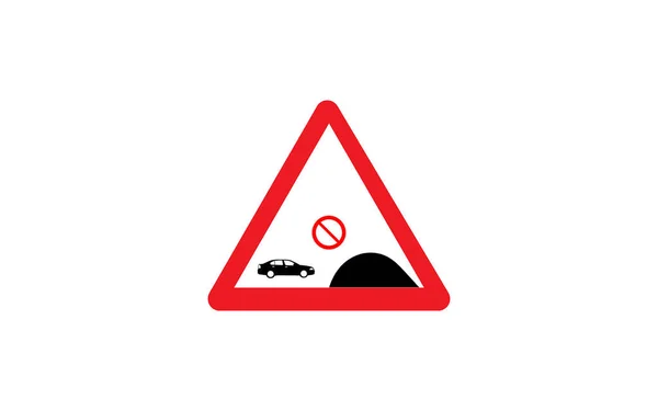 Çeşitli Uyarılara Trafik Işaretleri Çizildi — Stok fotoğraf