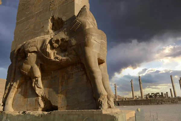 Persépolis Situada Ciudad Iraní Shiraz Capital Del Imperio Persa Fue —  Fotos de Stock