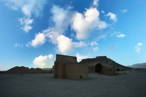 stock image Ruins near the Towers of Silence, built by Zoroastrians in Yazd, Iran