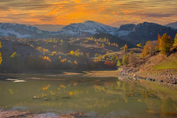 stock image Bazgiret Lake view in Bazgiret Village of Turkey