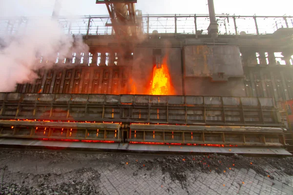 Vista Panorámica Kardemir Karabuk Iron Steel Factory Torre Carbón Coque —  Fotos de Stock