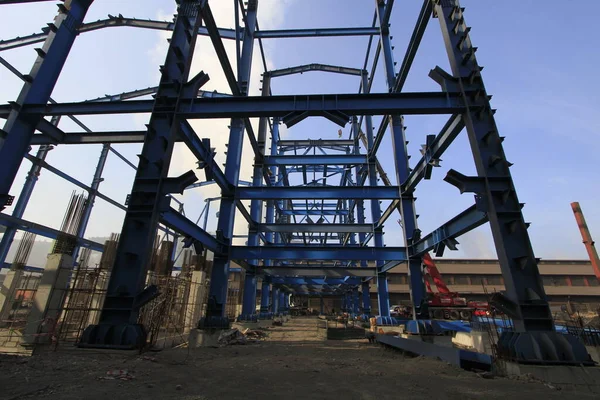Iron Steel Factory Industrial — Stock Photo, Image