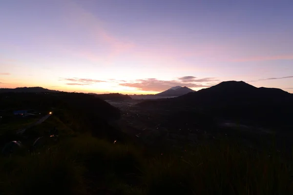 Toller Morgenblick Auf Dem Pinggan Hill Bali Indonesien — Stockfoto