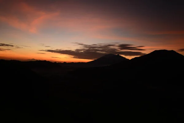 インドネシア バリ島のPinggan Hillでの素晴らしい朝の景色 — ストック写真