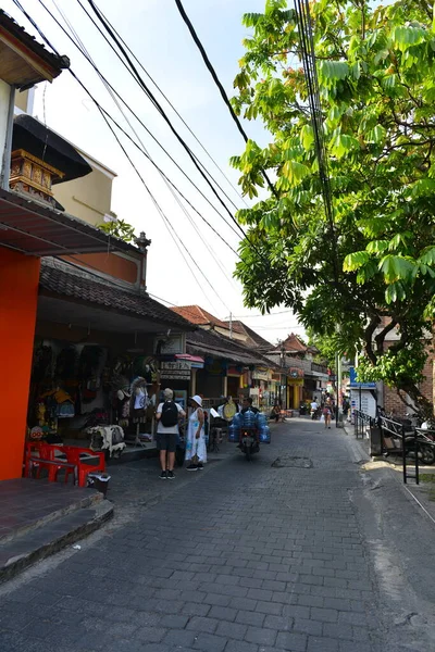 Indonéz Utcai Élet Kultúra Hagyományos Ruhák — Stock Fotó